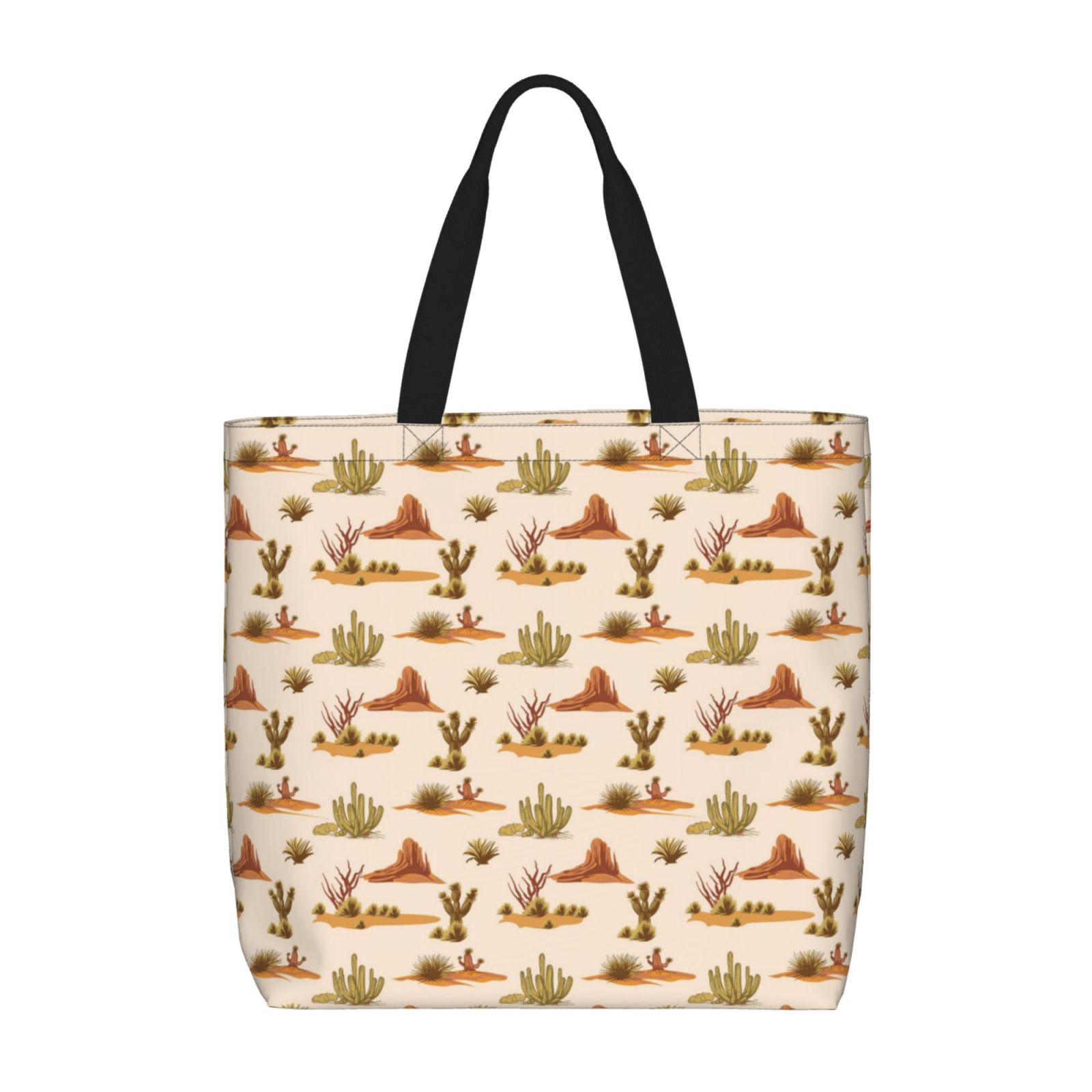 Adobk Tropical Desert Print Tote Bags Shoulder Bag Beach Bag with ...
