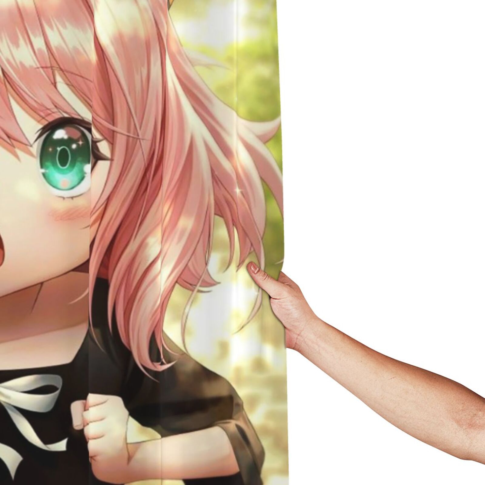 Anya Spy X Shower Curtains for Bathroom, Kids Shower Curtain